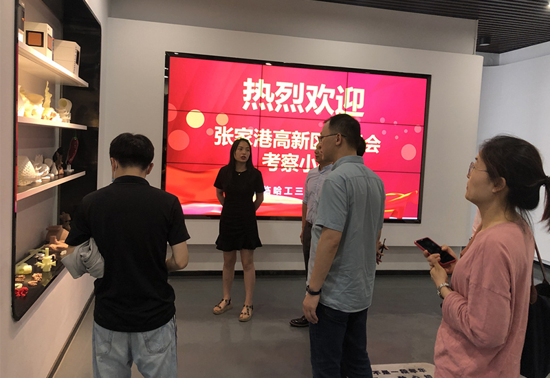 張家港高新區(qū)管委會領(lǐng)導(dǎo)來哈工三維考察調(diào)研